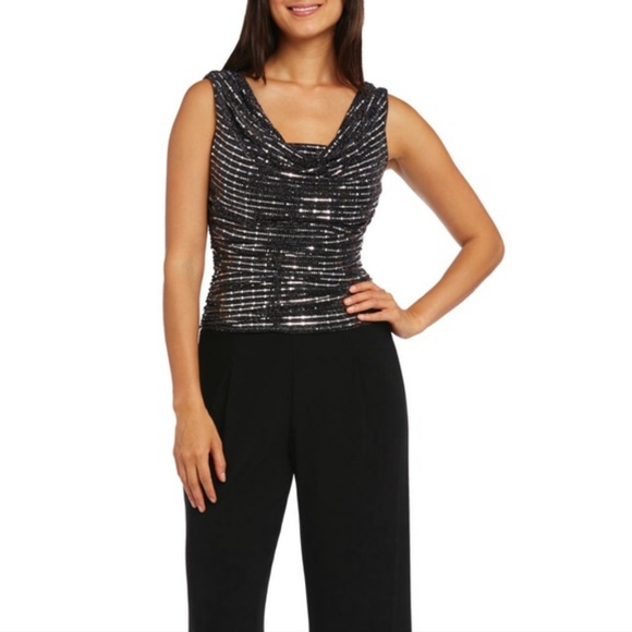 r&m richards sequin jumpsuit